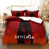 Anime Devilman Crybaby Sängkläder Set Påslakan Sängset Täcke Örngott Täcke king Queen Size Pojkar Vuxen Sängkläder Set