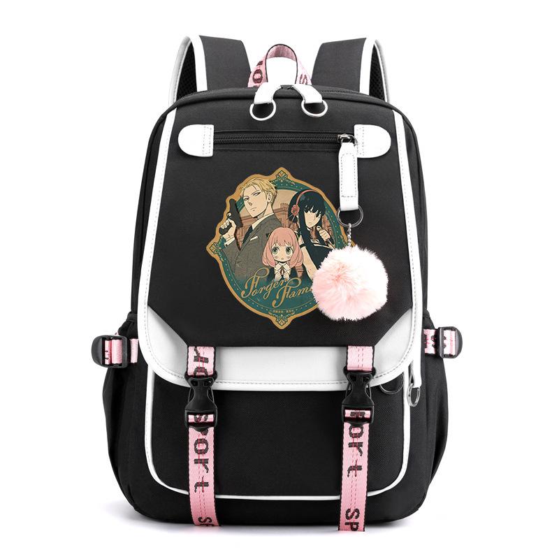 RiMan SPY x FAMILY Spy Play House Backpack Junior High School Student Personality Trend College Style School Bag