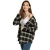 Ssikyual Women'S Cotton Check Loose Fit Flannel Shirt