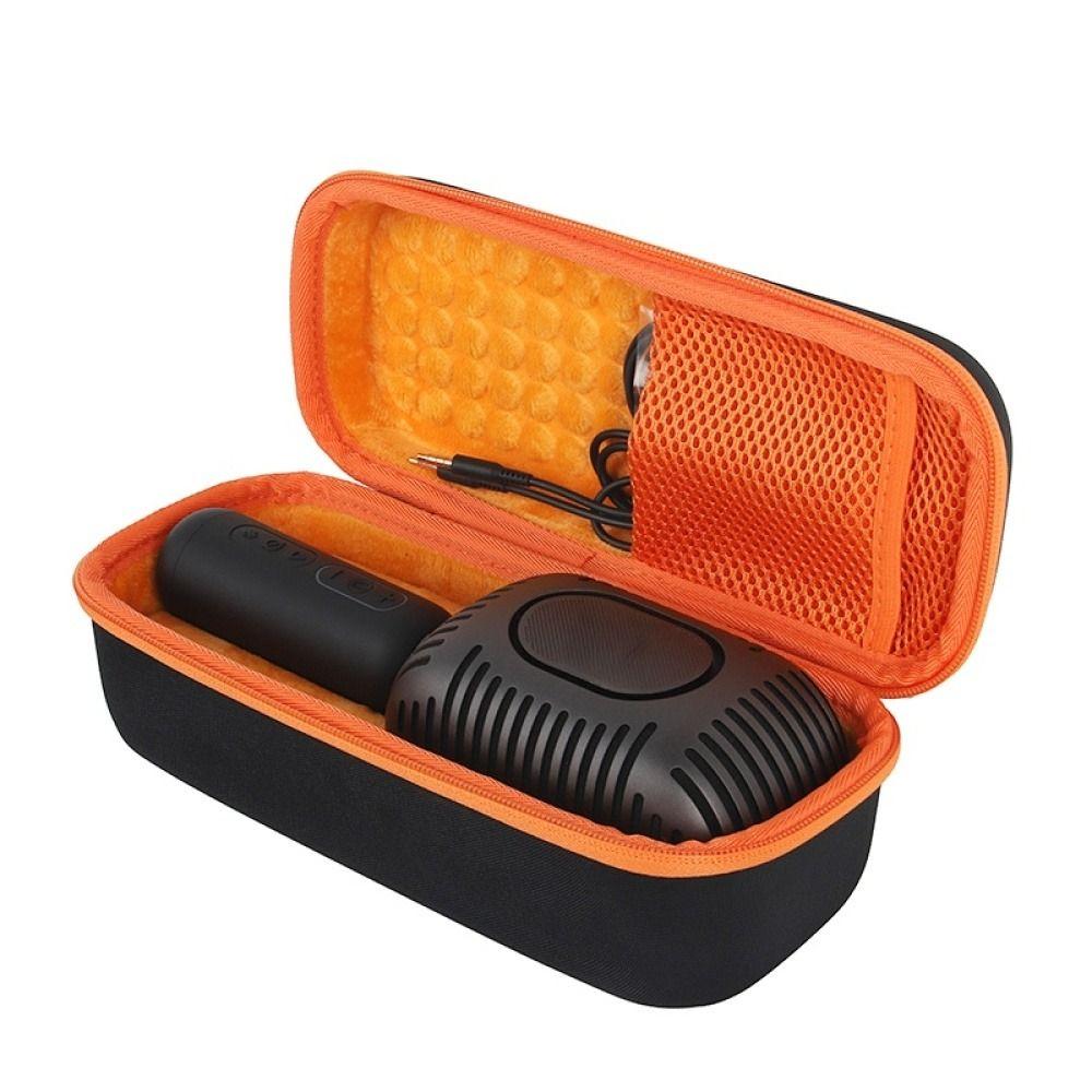 Portable Wireless Microphone Storage Bag Hard Shell Handbag for JBL KMC600/KMC500 Outdoor
