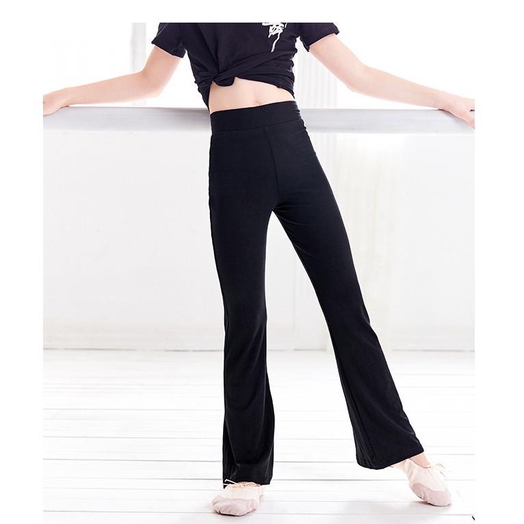 Children's Slim Fit Stretch Cotton Dance Practice Leggings