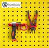Plastic Pegboard Hooks with Square Hole - Wall-Mounted Tool Rack and Storage Shelf for Hardware Display