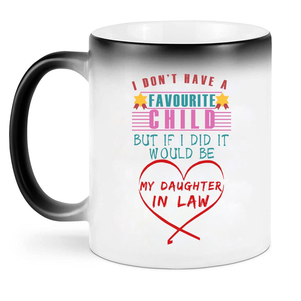 Daughter Daughter Son Ceramic Color Changing Mug Coffee Mug Tea Mug Son In Law Child