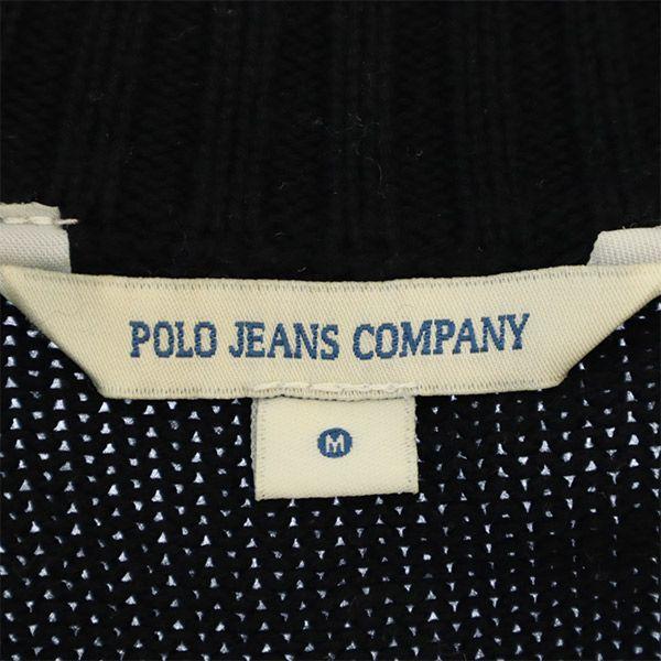 POLO JEANS COMPANY bavlněná pletená bunda na zip M černá Dámská Použitá