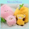 Fruit Capybara Kiwi Peach Plush Toy Animal Fruit Stuffed Doll Set Transformed