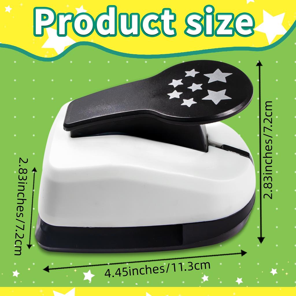 Paper cutter for crafts Hole Punch Puncher Punches Tool 50mm 2 inch 7 Star Paper Shapes Hole for card making custom scrapbooking