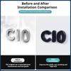 For Leapmotor C10 Car Blackening Modification Logo Letters Front  Rear Automotive Badges Modification Sticker