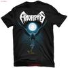Amorphis Black Winter Day Tričko vintage Prané Lehce pánské Stylový top Pro každodenní nošení Pohodlné streetwear Unisex