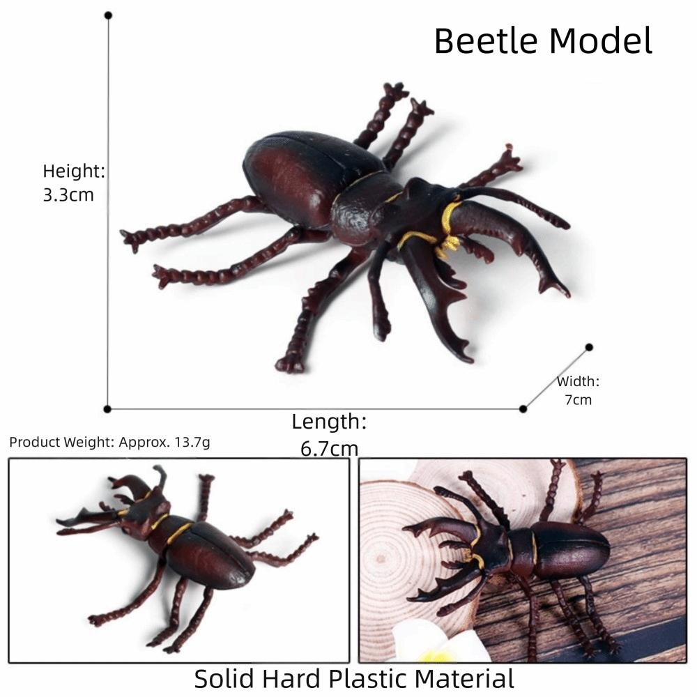 New Simulation Insect Model Figures Plastic Spider Bee Education Toy Dragonfly Cicada Animals Model Set Horror Props