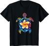 Hawaiian Tie Dye Sea Turtle Hawaii Shirt for Men and Women Cotton TShirt