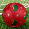 Cristiano Ronaldo Cr7 Action Soccer Ball Size 5 Football Machine Sewn Indoor/Outdoor Universal Football for Football Accessories