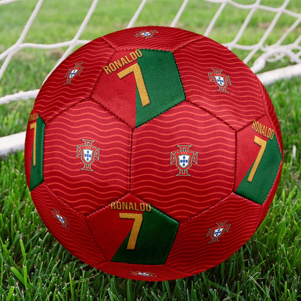 Cristiano Ronaldo Cr7 Action Soccer Ball Size 5 Football Machine Sewn Indoor/Outdoor Universal Football for Football Accessories
