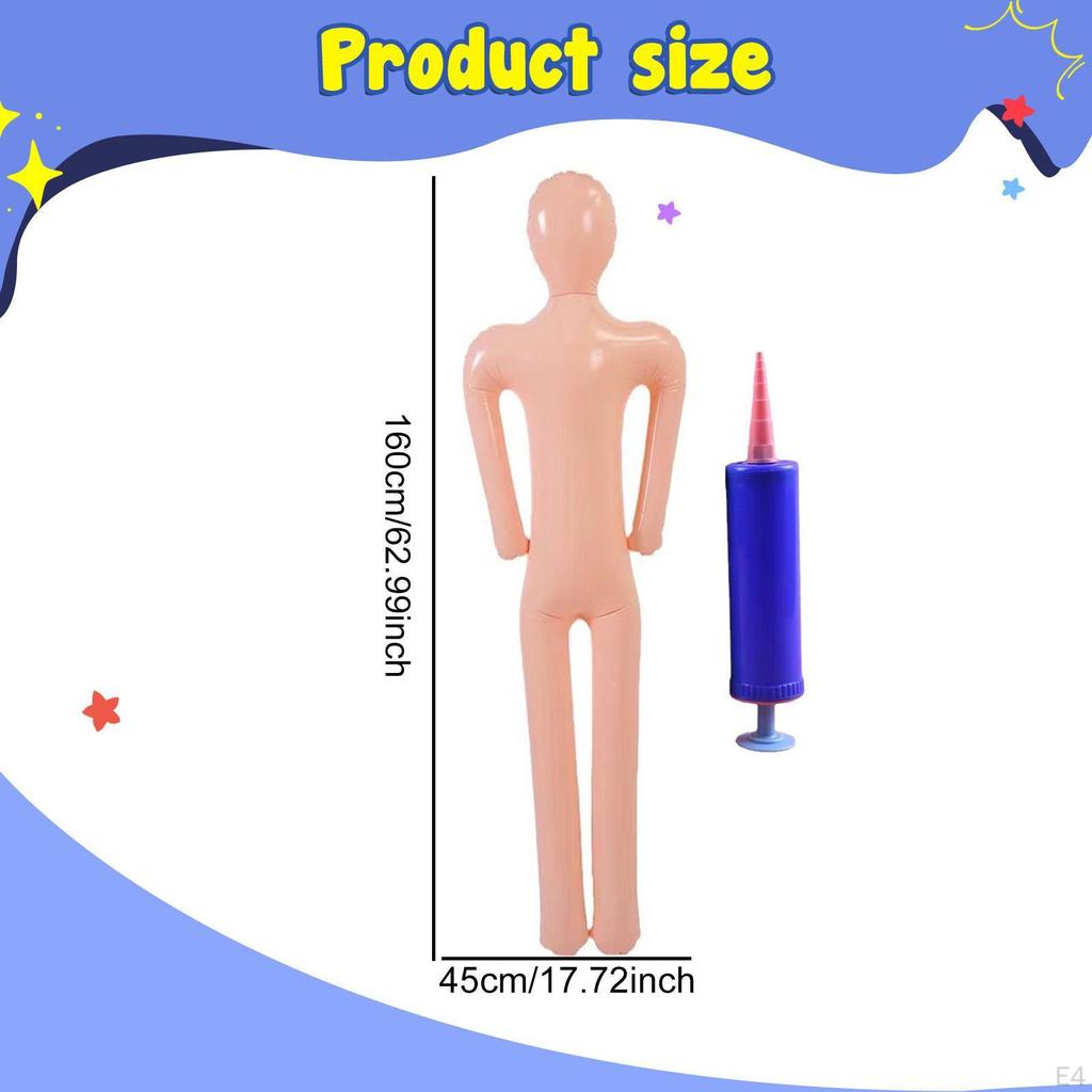 Halloweenská nafukovací figurína pro strašidelnou dekoraci na zahradě