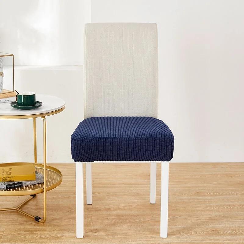 Universal Elastic Thick Seat Covers for Slipcovers for Dining Room Hotel Chair Protector Chair Cover Stretch Chair Case Pad