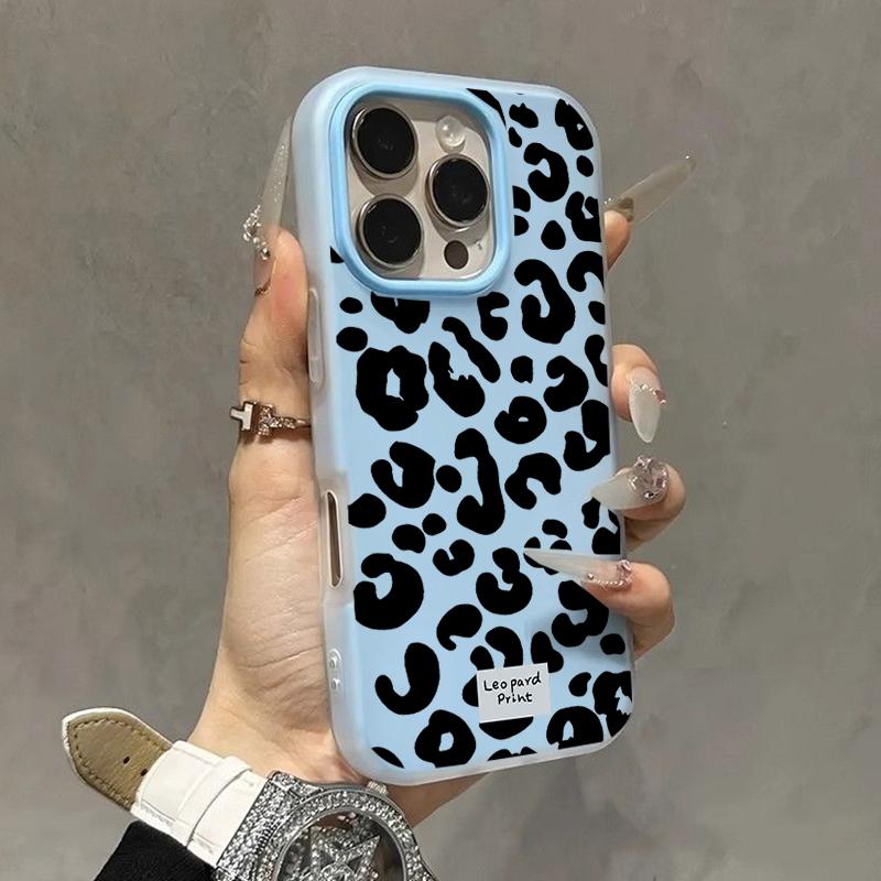 Leopard Print Phone Case For Samsung Galaxy A55 A54 A15 A14 A34 A24 A35 A06 S22 S21 FE S20 Plus 20 Ultra A05 A05S A04 A04E