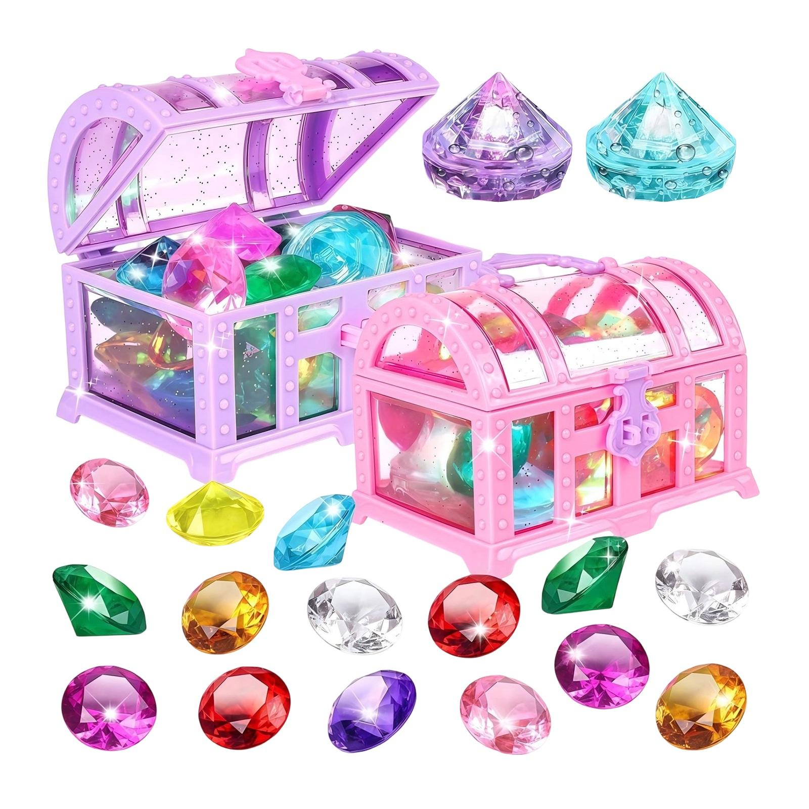 

Summer-Appropriate Children s Pool And Diving Pool Toys, Diving Game Treasure Chest Toy Set. One Size