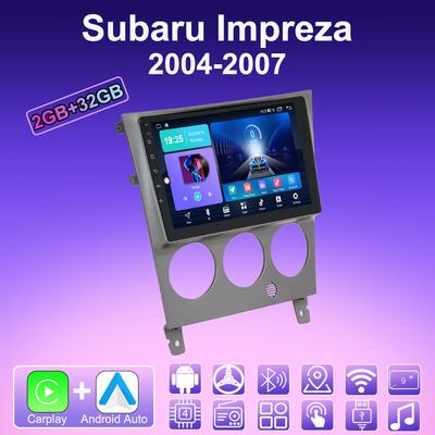 2 DIN Android Carplay Car Radio For Subaru Impreza 2004-2007 Multimedia Player Head Unit Stereo GPS Navigation BT WIFI 2+32GB