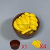 MOC City Scene Building Blocks Food Accessories Vegetable Fruit Shopping Cart Wine Bottle Toy