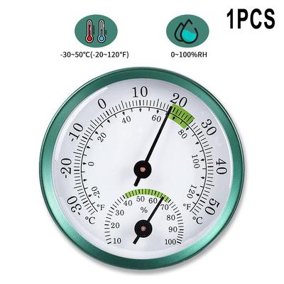 57mm Wandmontage Edelstahl Innen Sauna Raum Temperatur Luftfeuchtigkeit Tester