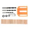 41Pcs/Set Handheld Doweling Jig Punch Hole Locator  Woodworking and Carpentry Drilling and Marking