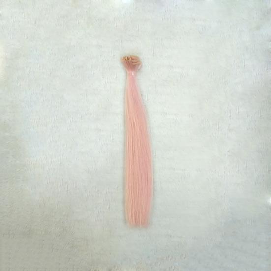 DIY Cute Straight Long Synthetic Faux Hair Wig Kids Dolls Gift Beauty