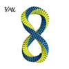 Washable Chew Toys for Dogs Dog Dental Tug Toy, Textured Woven Nylon Interactive Teeth Cleaning Large Over 33 Pounds Round or Figure 8 Design,