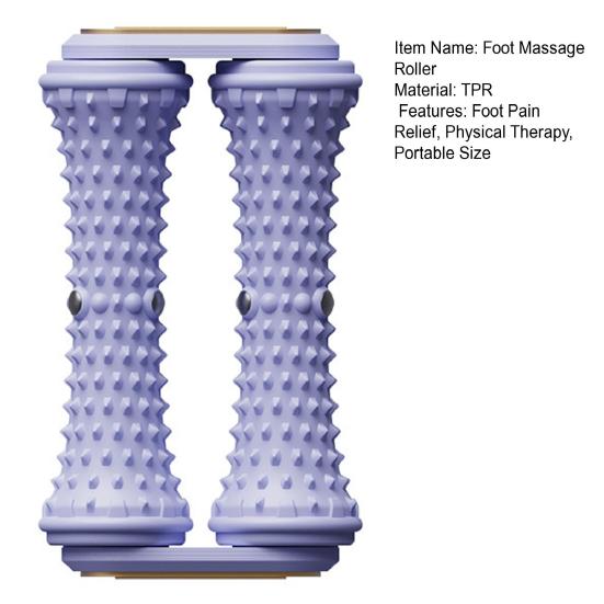 Double-Row Foot Massage Roller Plantar Fasciitis Muscle Sore Foot Arch Pain Relief Deep Tissue Relaxation Physical Therapy