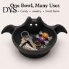 Entryway Catchall Tray Halloween Bat Shaped Storage Bowl, Cute Candy Tray, Spooky Home Office Desk Accessories Tabletop Ornament, Multifunctional