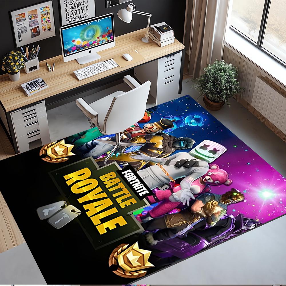 Fortnite Printed Carpet, Rug for Office Chair Living Room Bedroom Kitchen Room Decor Gifts.