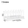 Nieuw Uitklapbaar Afdruiprek Vakken Verstelbaar Pan Organizer Rek Wit Pottenrek