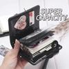 PU Leather Journal Portable Loose Leaf Notebook M5 Sized Notebook Stylish Zipper Pocket Notebook For Note Taking Daily