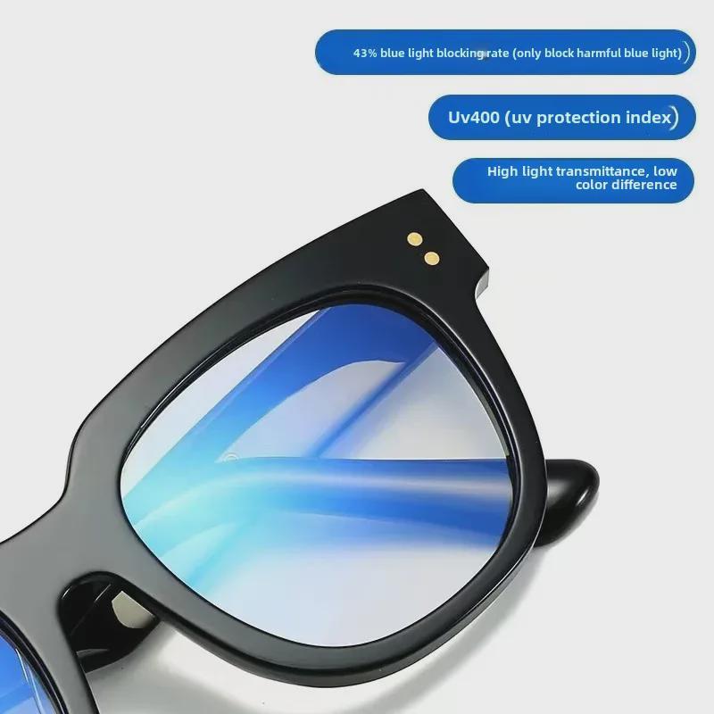 Unisex Retro Sluneční brýle - Módní Čtvercový Rám s Korejským Stylem Ochrany proti Slunci