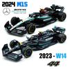 Burago 1:43 Mercedes Amg W15 W14 E Performance F1 Formel 1 Auto Die-Cast Fahrzeuge Sammlermodell Rennspielzeug
