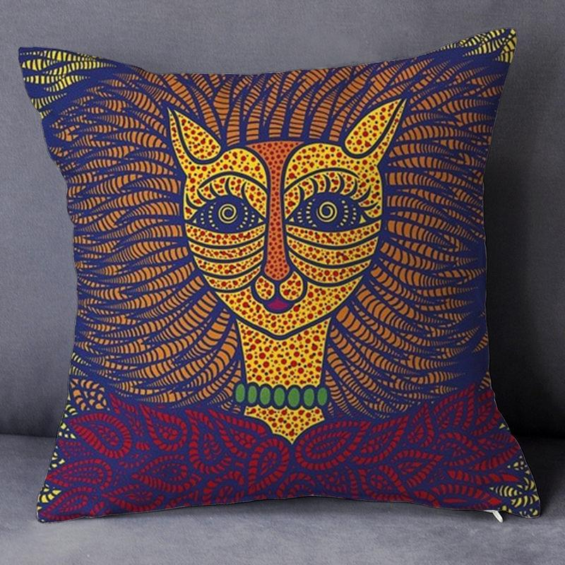 Home Decor Colorful Geometric & Floral Printed Pillow Covers Pattern Cushion Cover Suitable for Sofa Bedroom Car Pillow Cover
