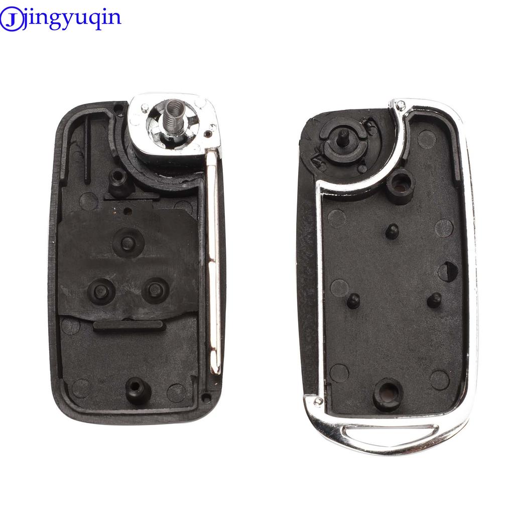 Jingyuqin Modified Folding Remote Key Shell For Chevrolet Buick Excelle 2005-2018 3 Buttons Car Key Shell Cover Case
