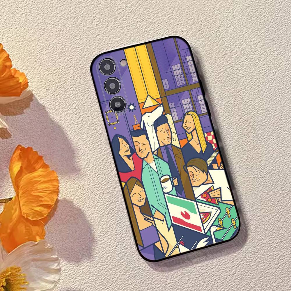 Hot TV Show F-Friends Phone Case Black Silicone Soft For Samsung Galaxy A73,A72,A71,A70,A53,A52,A51
