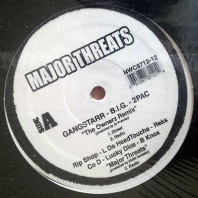 12inch Record GANG STARR  The Ownerz Remix NWC871212 Major Threats 2004 US Rap  HipHopRB Used