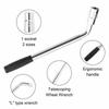 Professional Extendable Wheel Brace Wrench Telescopic with Socket Tyre Nut 17mm 19mm 21mm 23mm For Car Repairs Tools