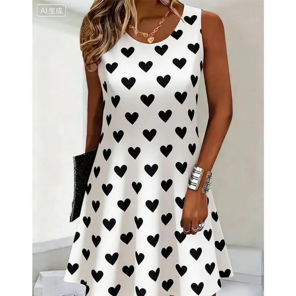 Summer Hawaii Scenery 3D Print Beach Dresses Women Loose Party Dress Sleeveless Sundress Casual Flower Tank Short Dresses 2025