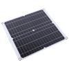 20W 18V Solar Panel Dual USB Output Outdoor Portable Mobile Phone Battery Charger