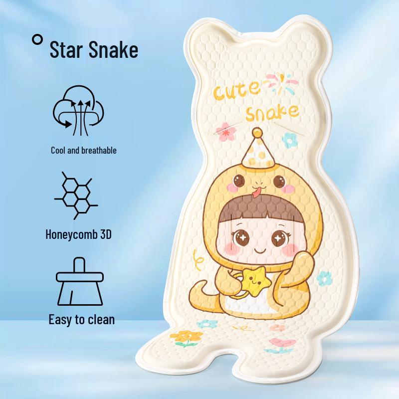 Universal TPE Mesh Cooling Mat for Baby Stroller or High Chair 35*75 cm TPE Mesh