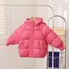Winter Kids' Down Cotton Jacket - Thickened Velvet Outerwear for Boys & Girls