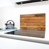 Glass Protective Plate for Stove 90x52 Wood