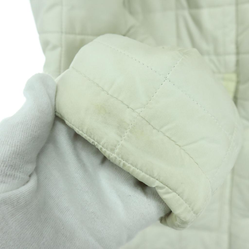Mackintosh Made In the UK Long Sleeve Quilted Coat 34 White Women Used