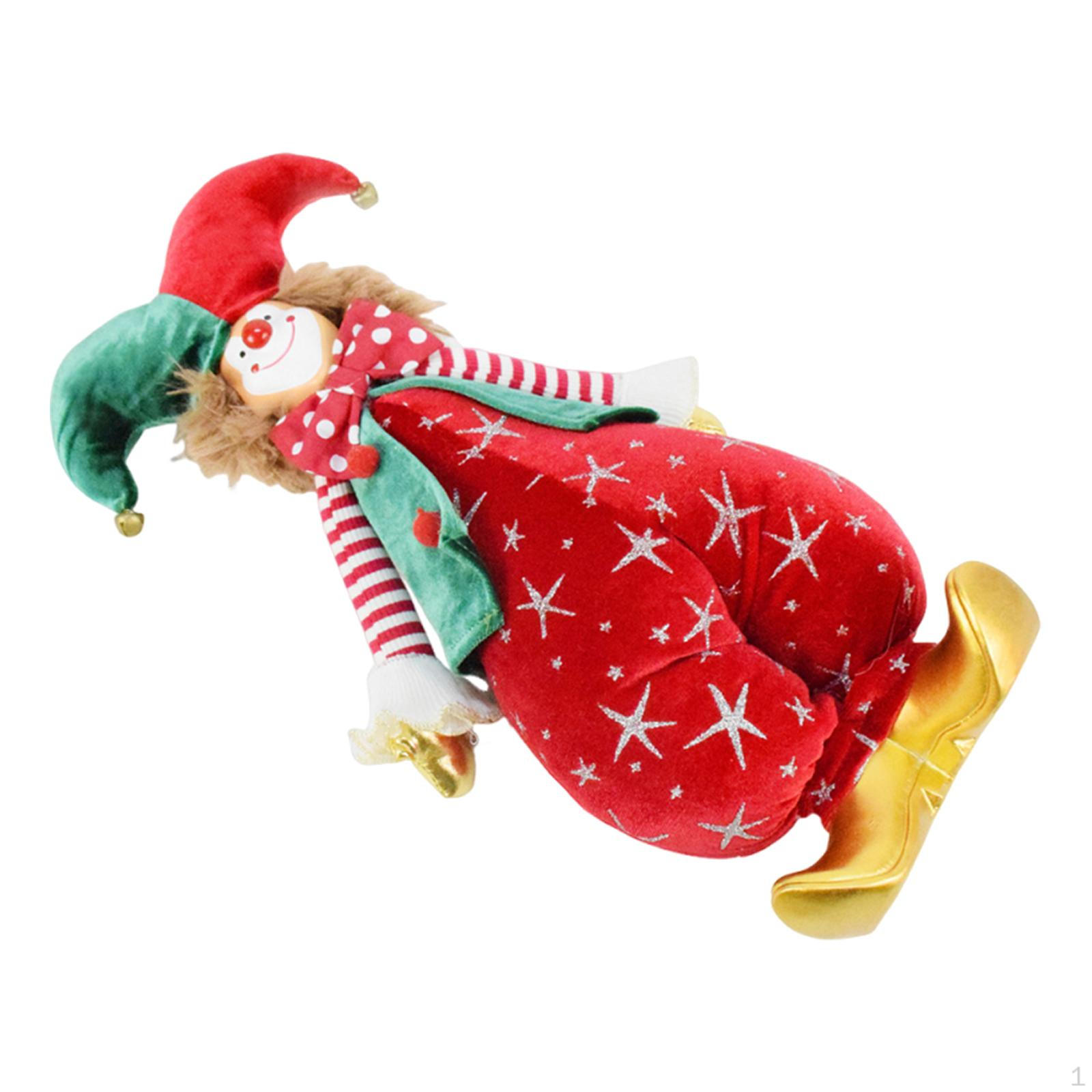 

Clown Doll Desk Ornament Unique Prop Desktop Decor Festival Decoration