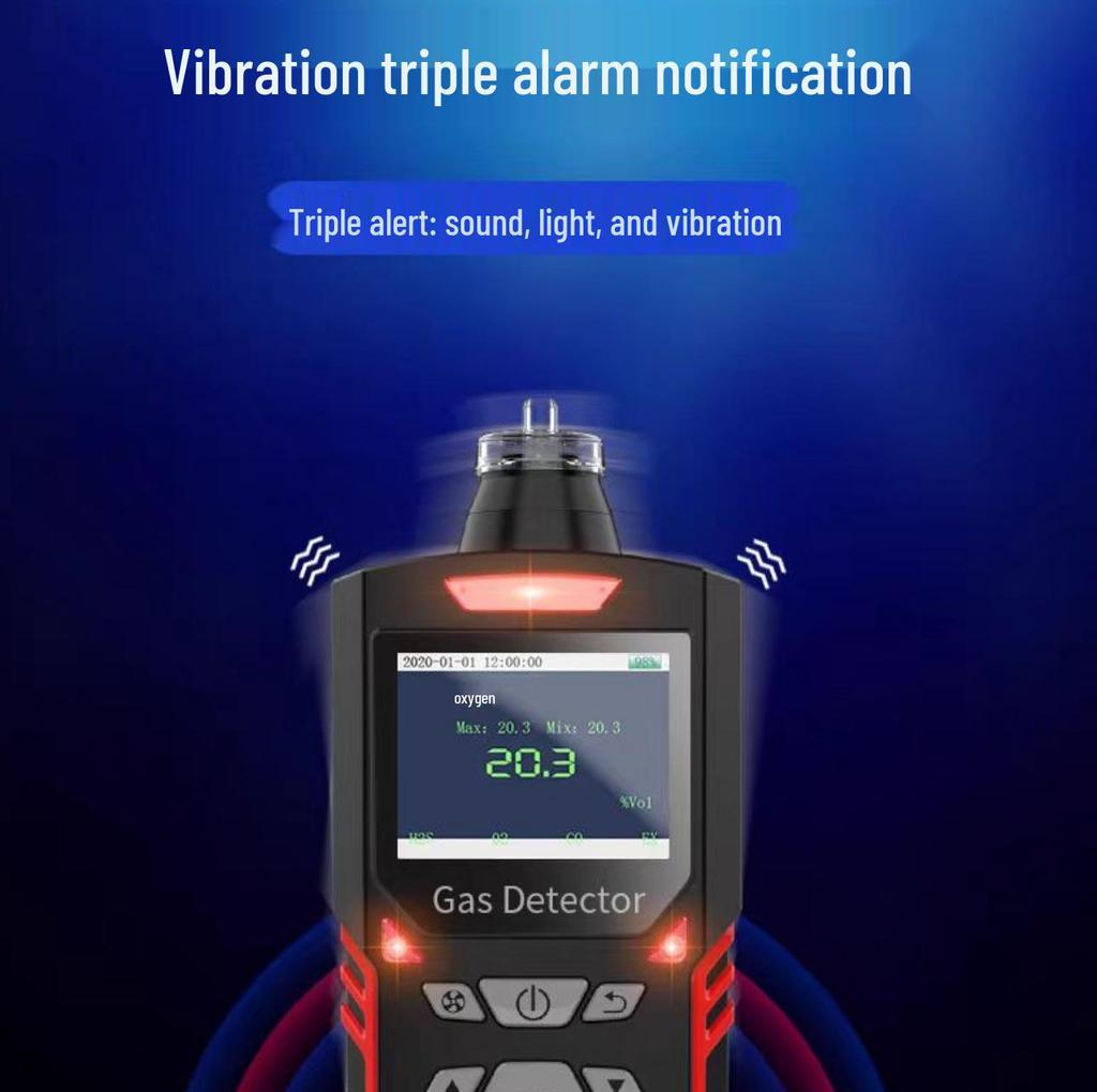 ZY-4X CO2 Portable Pump-Suction Gas Detector