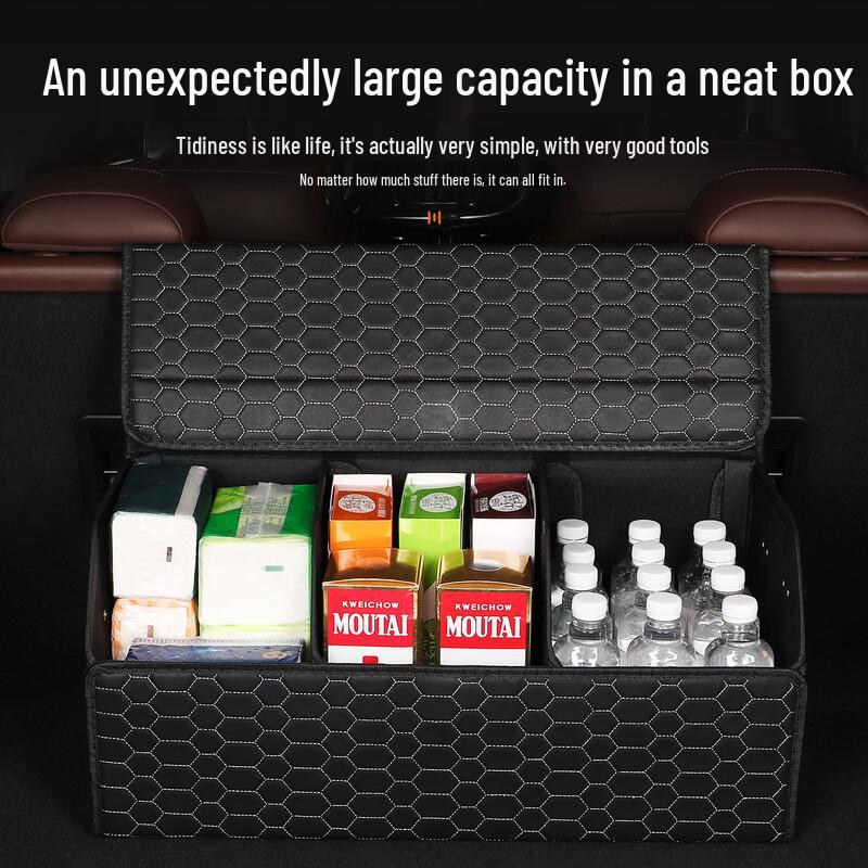OEINGOEING Car Trunk Storage Organizer Box