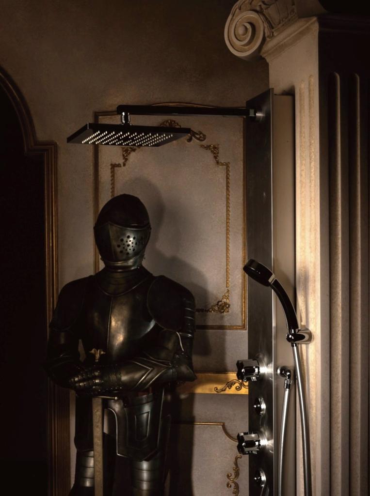 SANEI Rotating Shower Overhead Shower LED Light Type Round S1040F1 [Bathroom Head]