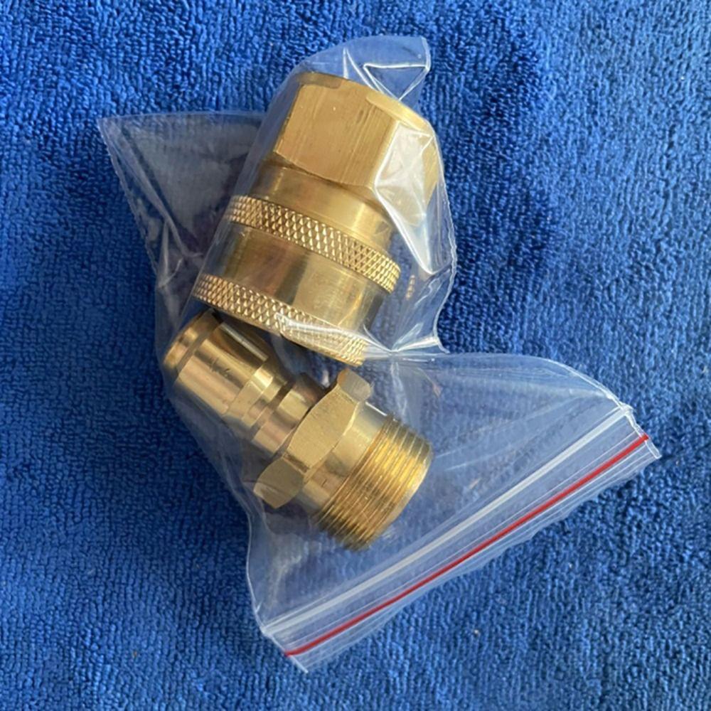 1Set For M22 High Pressure Washer Hose Coupler Quick Connect Kits Water Outlet Set New Pipe Joint