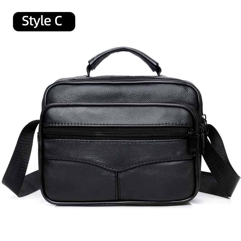 

Кожаная мужская сумка из верхнего слоя коровьей кожи, мужская кожаная сумка, мужская маленькая сумка через плечо